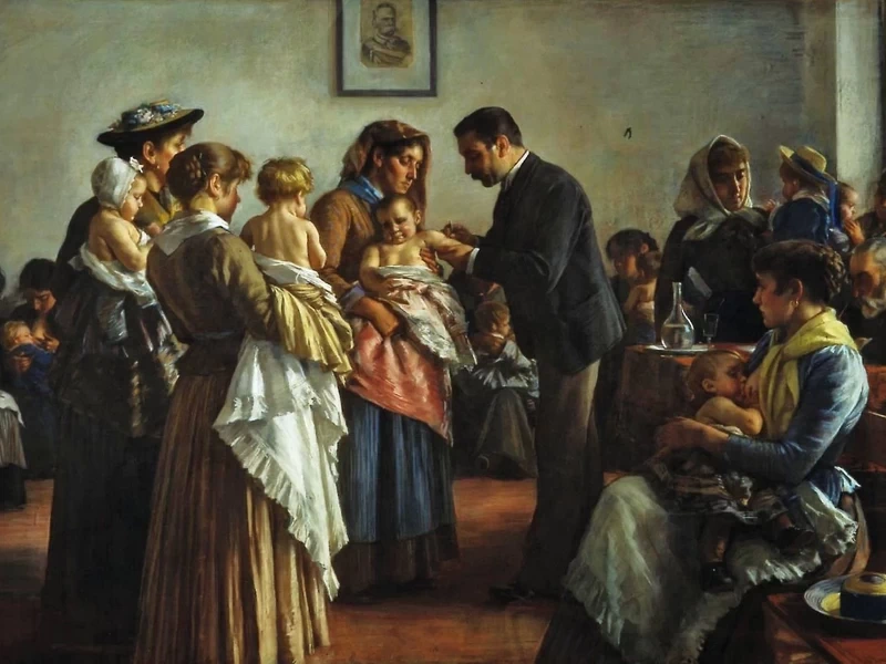 1851-Demetrio Cosola - La vaccinazione nelle campagne 1894